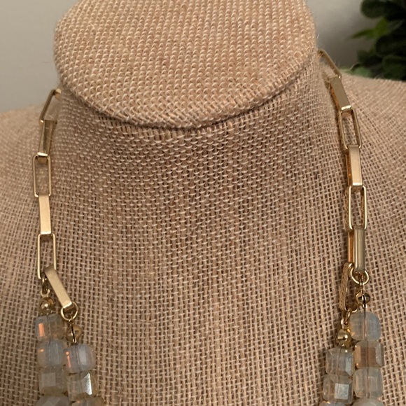 The Limited Gold Tone Necklace with Beads & Gems - Picture 2 of 9